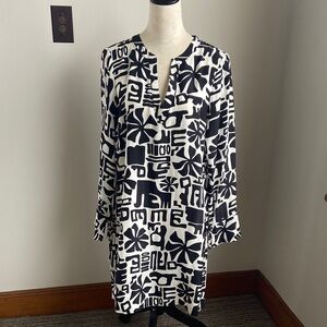 Alice & Trixie Black and White Graphic Dress